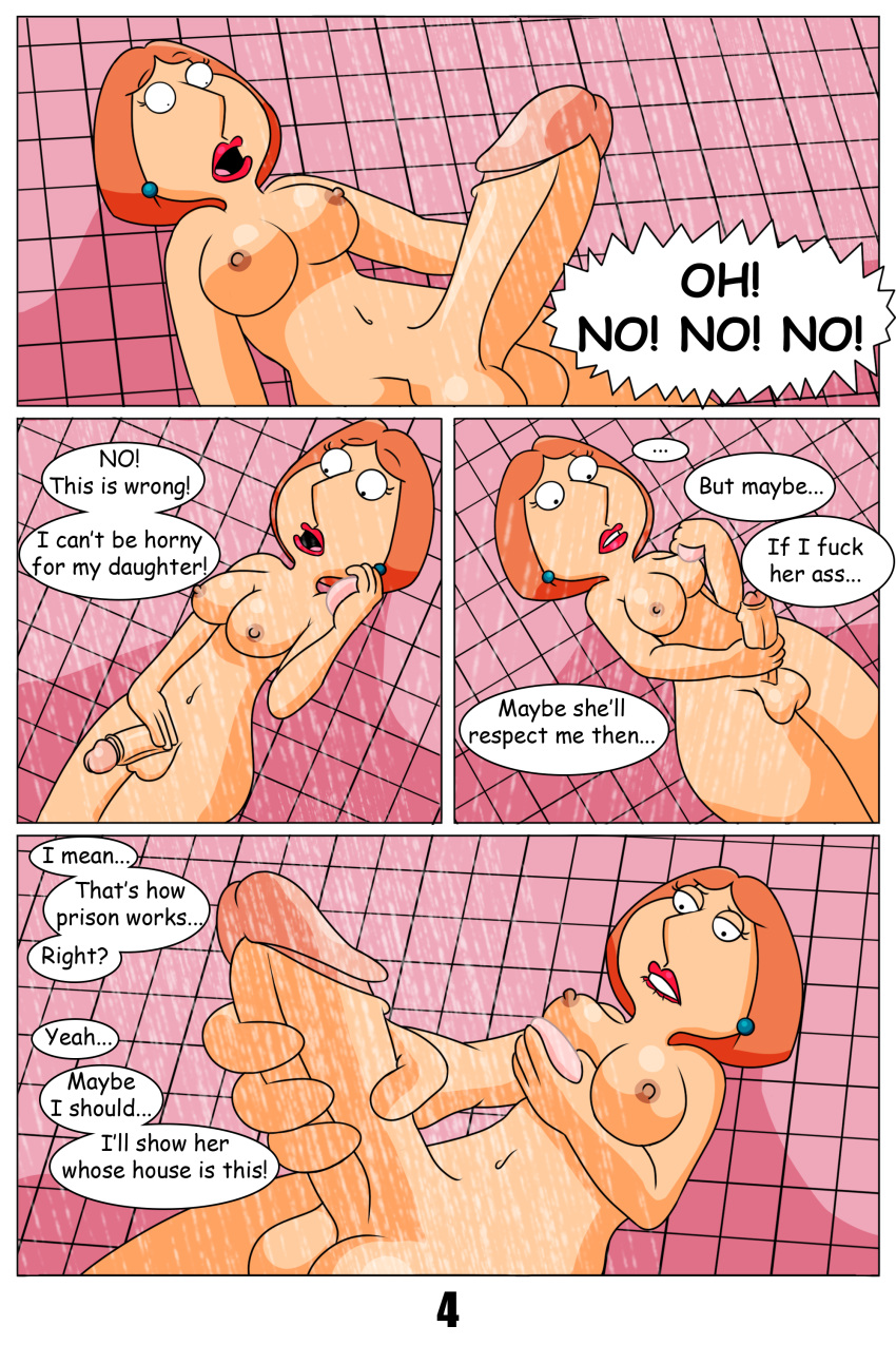 anal anal_insertion anal_sex bath bathing bathroom bathtub comic dickgirl dickgirl/dickgirl family_guy futa_only futanari futanari/futanari futanari_on_futanari futanari_penetrated futanari_penetrating incest intersex intersex/intersex lois_griffin meg_griffin milf moffoffo moffoffo_(artist) mother_&_daughter