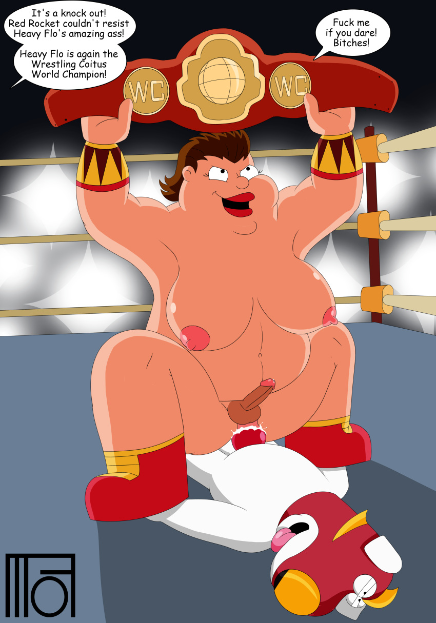 1boy 1dickgirl 1dog 1futa anal anal_insertion anal_penetration anal_sex big_ass big_ass big_balls big_breasts big_penis brian_griffin brown_hair dickgirl dog erection family_guy furry futanari intersex karen_griffin lipstick male/dickgirl male/intersex moffoffo muscular muscular_female muscular_futanari overweight overweight_female overweight_futanari thick_ass thick_legs thick_lips white_fur wrestler wrestling wrestling_femdom wrestling_mask wrestling_outfit wrestling_ring zoophilia