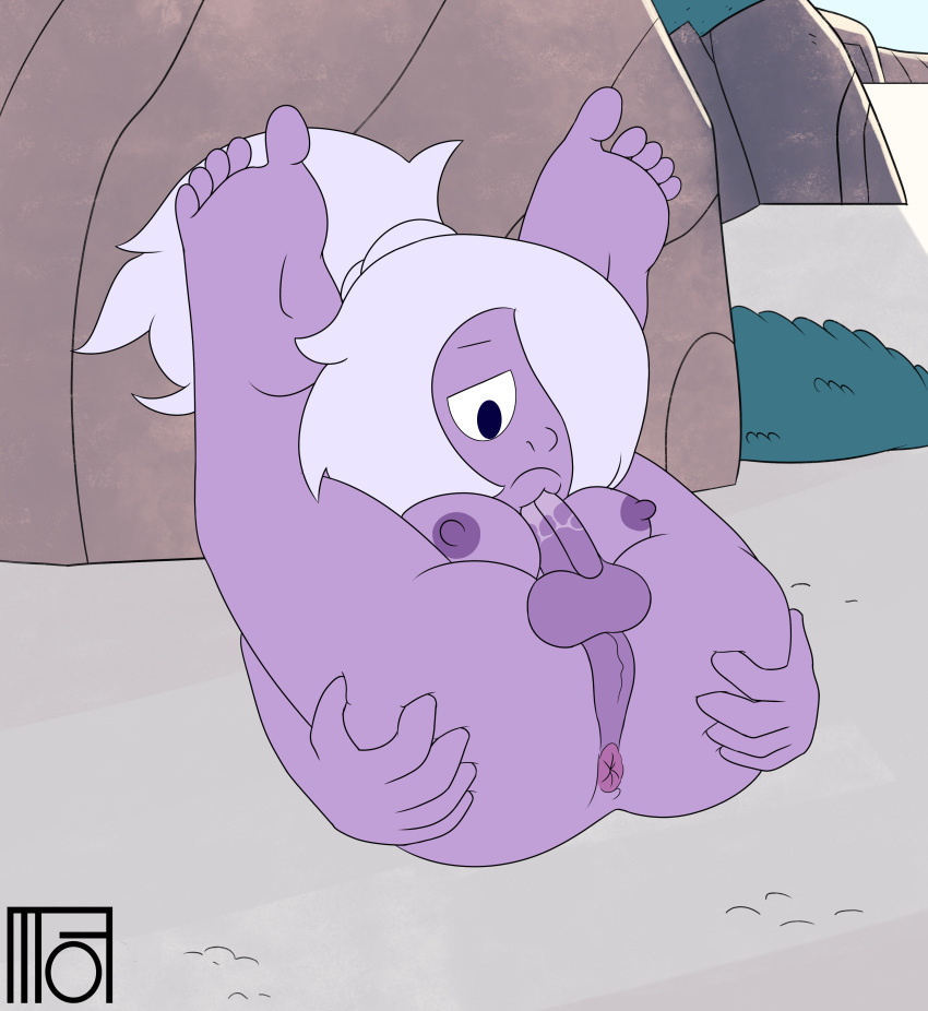 1futa alien alien_futanari alien_girl alien_humanoid amethyst_(steven_universe) autofellatio big_ass big_ass big_breasts chubby crystal_gem dickgirl futa_only futanari gem_(species) intersex lavander_hair moffoffo overweight overweight_futanari purple_skin self-pleasure self_suck self_sucking shortstack steven_universe steven_universe:_the_movie steven_universe_future white_hair